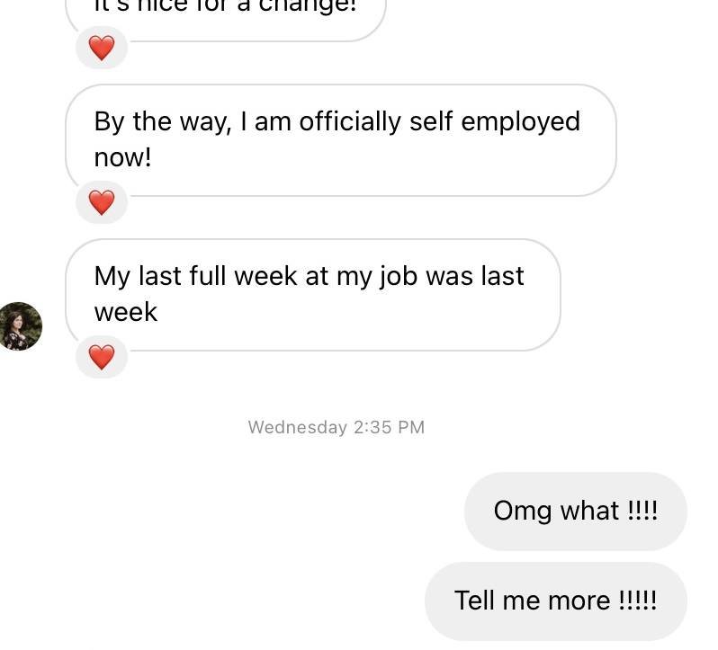 She Did It… She Finally Quit Her Job! - Zoe worked on growing her Freelance Social Media Consulting Business and was finally able to leave her Full Time Job!